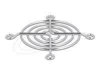 Fan Grill 60 x 60 mm silver