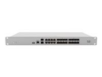 Cisco Meraki MX250 Cloud Managed - Bezpecnostní zarízení - 26 porty - 1GbE - spravování cloudem k upevnení na regál