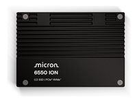 Micron 6550 ION - SSD - Enterprise - šifrovaný - 30.72 TB - interní - 2.5" - U.2 PCIe 5.0 x4 (NVMe) - FIPS 140-3 Level 2, SHA-512 - TCG Opal Encryption, Self-Encrypting Drive (SED) - kompatibilní s TAA