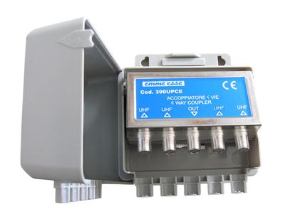 Anténní slučovač Emme Esse 83199CE, na stožár, vstup 4xUHF pro ant. čtveřici