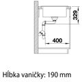 BLANCO SONA 45 S bílý, Silgranitový dřez