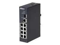 Přepínač - neřízený - 8 x 10/100 + 1 x gigabitů SFP + 1 x 10/100/1000 - desktop