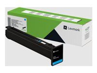 Azurová - originální - kazeta s barvivem LCCP, LRP - pro Lexmark CX833se, CX950se, CX951se