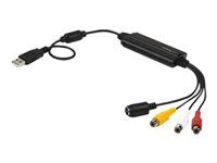 SD Video Capture Cable (SVID2USB232) - Adaptér pro zachytávání videa - USB 2.0 - NTSC, SECAM, PAL - černá
