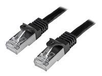Category 6 - 26AWG (N6SPAT5MBK) - Patch kabel - RJ-45 (M) do RJ-45 (M) - SFTP - CAT 6 - lisovaný, provedení bez hrbolků - černá