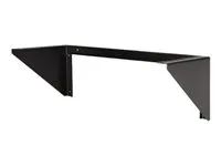 19 inch Steel Vertical Mounting Bracket for Network and Data Equipment (RK419WALLV) - Montážní držák - montáž na stěnu - černá - 4U - 19"