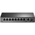 TP-Link TL-SF1009P, switch 8port/100Mbps/Desktop/PoE+
