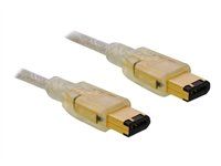 Kabel IEE1394 - FireWire 6 pinů (M) do FireWire 6 pinů (M) - 3 m