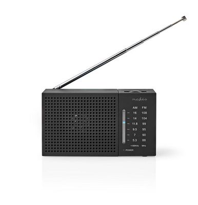 Rádio NEDIS RDFM1200BK