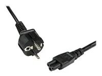 Laptop Charger Cable - Elektrický kabel - IEC 60320 C5 do power CEE 7/7 (M) - AC 250 V - 2 m - černá