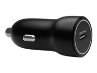 Napájecí adaptér do auta - 30 watt (USB-C) - černá