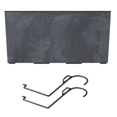 Květináč URBI CASE BETON EFFECT W antracit 58cm