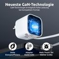 INTENSO W65ACIC GaN, USB-A/C, Nabíječka, 65W, bílá