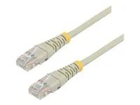 Patch kabel - RJ-45 (M) do RJ-45 (M) - 10 m - UTP - CAT 5e - provedení bez hrbolků, licna - šedá