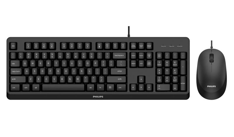 Philips klávesnice SPT6207BL - drátová, US