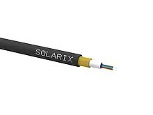 Zafukovací kabel MINI 8vl 9/125 HDPE Fca černý, cena za metr