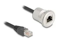 RJ45 built-in jack with cable plug Cat.5