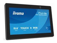 iiyama ProLite TW1625LASC-B3PNR - Android PC - dotykový panel PC 1 RK3576 - RAM 4 GB - SSD - eMMC 32 GB - Cortex-A72 + A53 - IEEE 802.11ax (Wi-Fi 6), Bluetooth 5.3, NFC, Gigabit Ethernet - Android 14 - monitor: LED 15.6" 1920 x 1080 (Full HD) dotykový displej - černá, matná