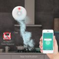 Chytrý detektor plynu MOES Gas Detector ZigBee Tuya