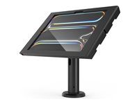 Montážní sada (kryt, stojan) - odkrytá přední/zadní kamera a senzory - pro tablet - uzamykatelný - kovový rám - černá - velikost obrazovky: 11" - montáž na stěnu - pro Apple 13-inch iPad Pro (M4)