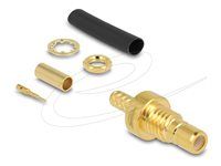SMB jack for crimping RG-174/RG-316 wi