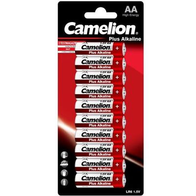 CAMELION Baterie alkalické PLUS AA 10ks LR06