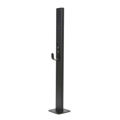 Platinet univerzálny stojan PEVSTAND pre Wallboxy, pozink, držiak kábla, 120cm, čierna