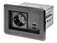 Conference Table Power Center AC/USB-A - KITBZPOWEU