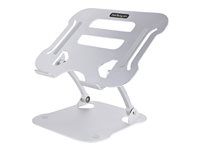 Angled Notebook Computer Riser/Lift (ADJ-LAPTOP-RISER) - Stojánek na notebook - montáž na stůl - stříbrná - pro P/N: PRIVSCNLT15, PRIVSCNMAC13, PRIVSCNMAC15