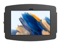 Škříň - pro tablet - uzamykatelný - vysoce kvalitní hliník - černá - velikost obrazovky: 10.5" - montážní rozhraní: 100 x 100 mm - montáž na stěnu - pro Samsung Galaxy Tab A8 (10.5 palec)