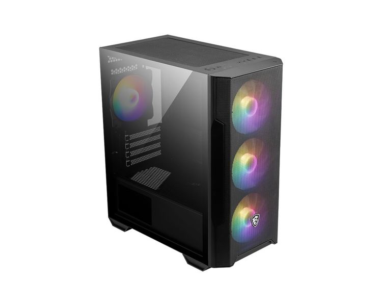 MSI MAG FORGE M100R/Micro ATX/Transpar./Černá