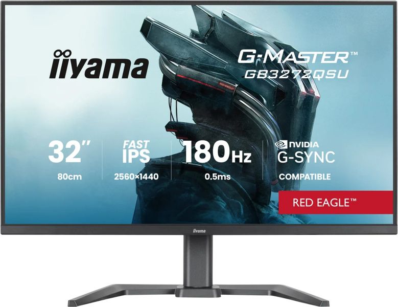 iiyama G-Master/GB3272QSU-B1/31,5"/IPS/QHD/180Hz/0,5ms/Černá/3R