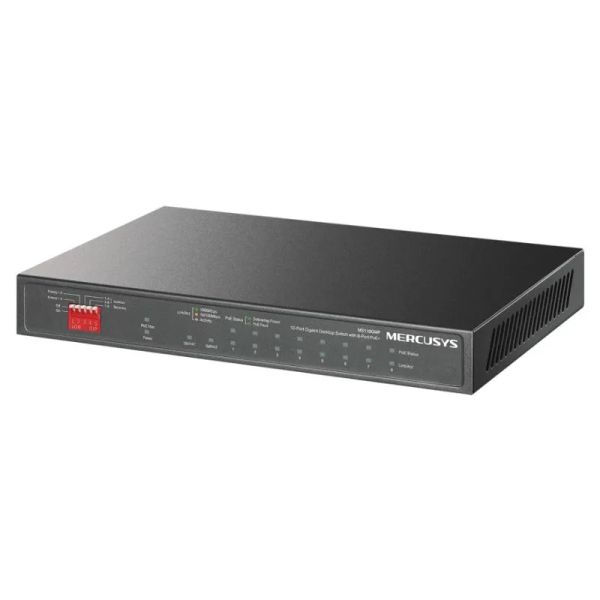 MERCUSYS MS110GMP, 10-Port 1Gb Desktop Switch PoE+