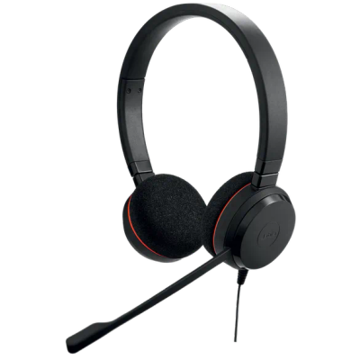Jabra Evolve 20/Stereo/USB-C/Drát/MS/Černá