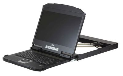 ATEN console, 18.5" LED LCD, HDMI, DVI, VGA, 19"