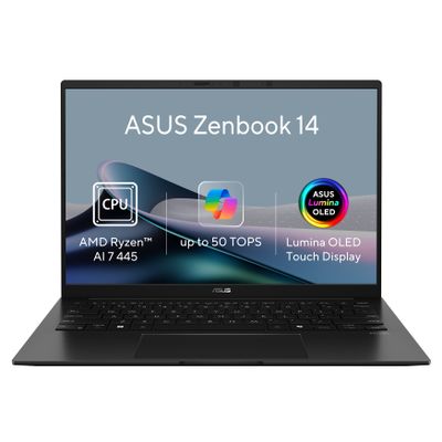 ASUS Zenbook 14/UM3406GA-OLED056WZ/AI7-445/14"/WUXGA/T/32GB/1TB/AMD int/W11H/Black/2R