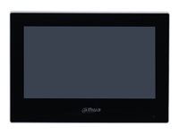 IP intercom station monitor - vnitřní - kabelové - 10/100 Ethernet - černá