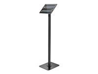 Compulocks - Stojan - pro tablet - cerná - velikost obrazovky: up to 13" - montážní rozhraní: 100 x 100 mm - montáž na podlahu, samostatne stojící