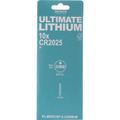 DELTACO Ultimate, Baterie LITHIUM CR2025, 10ks