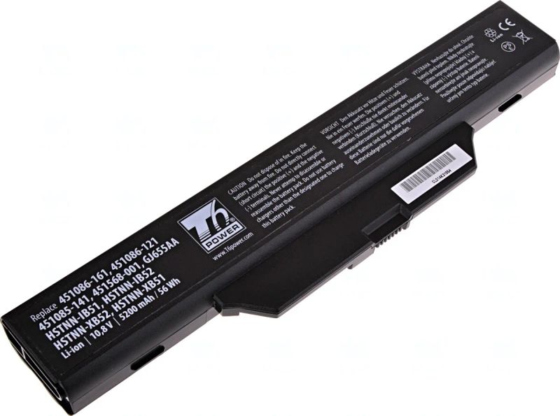 Baterie T6 Power pro HP Compaq 6530s, 6535s, 6720s, 6730s, 6735s, 6820s, 6830s, 5200mAh, 56Wh, 6cell