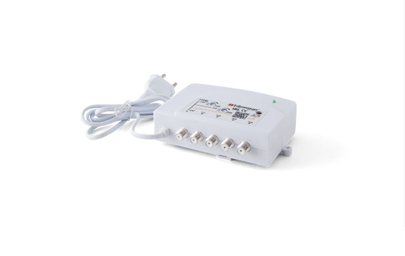 Anténní zesilovač domovní Johansson 7724L2 VHF-UHF, 4x výstup, filtr 5G LTE
