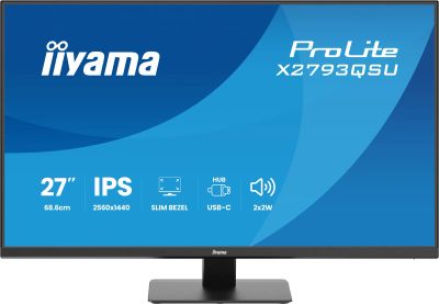 iiyama ProLite/X2793QSU-B1/27"/IPS/QHD/75Hz/1ms/Černá/3R