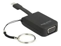 Externí video adaptér - RTD2169U - USB-C - VGA - černá