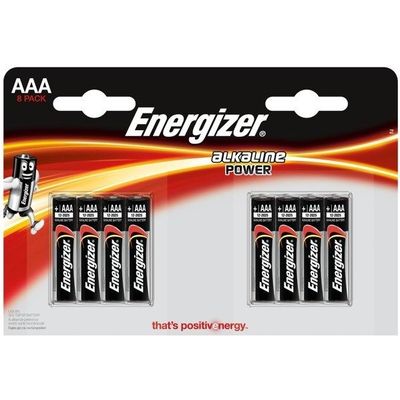 ENERGIZER Alkaline Power, Baterie, AAA, LR03, 8ks