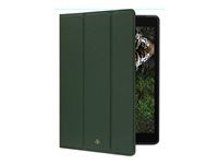 Pouzdro s klopou pro tablet - plně zrnitá kůže s jemnou strukturou - evergreen - 10.2" - pro Apple 10.2-inch iPad (9. generace)