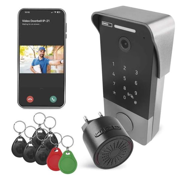 Videozvonek GoSmart EMOS IP-21PoE WiFi Tuya