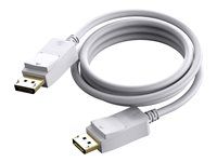 Kabel DisplayPort - DisplayPort (M) do DisplayPort (M) - 2 m - bílá