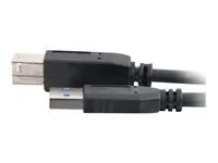 USB A to USB B - M/M - Kabel USB - USB typ A (M) do USB Type B (M) - USB 3.0 - 2 m - černá