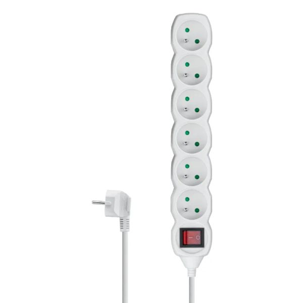 Prodlužovací kabel 6 zásuvek 1,5 m DPM PP70