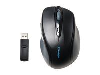 Myš - pravák - optický - 6 tlačítka - bezdrátový - 2.4 GHz - bezdrátový přijímač USB - černá